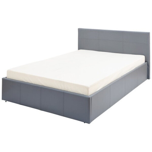 (Grey) End Lift Ottoman Storage 150cm Kingsize Bed Frame