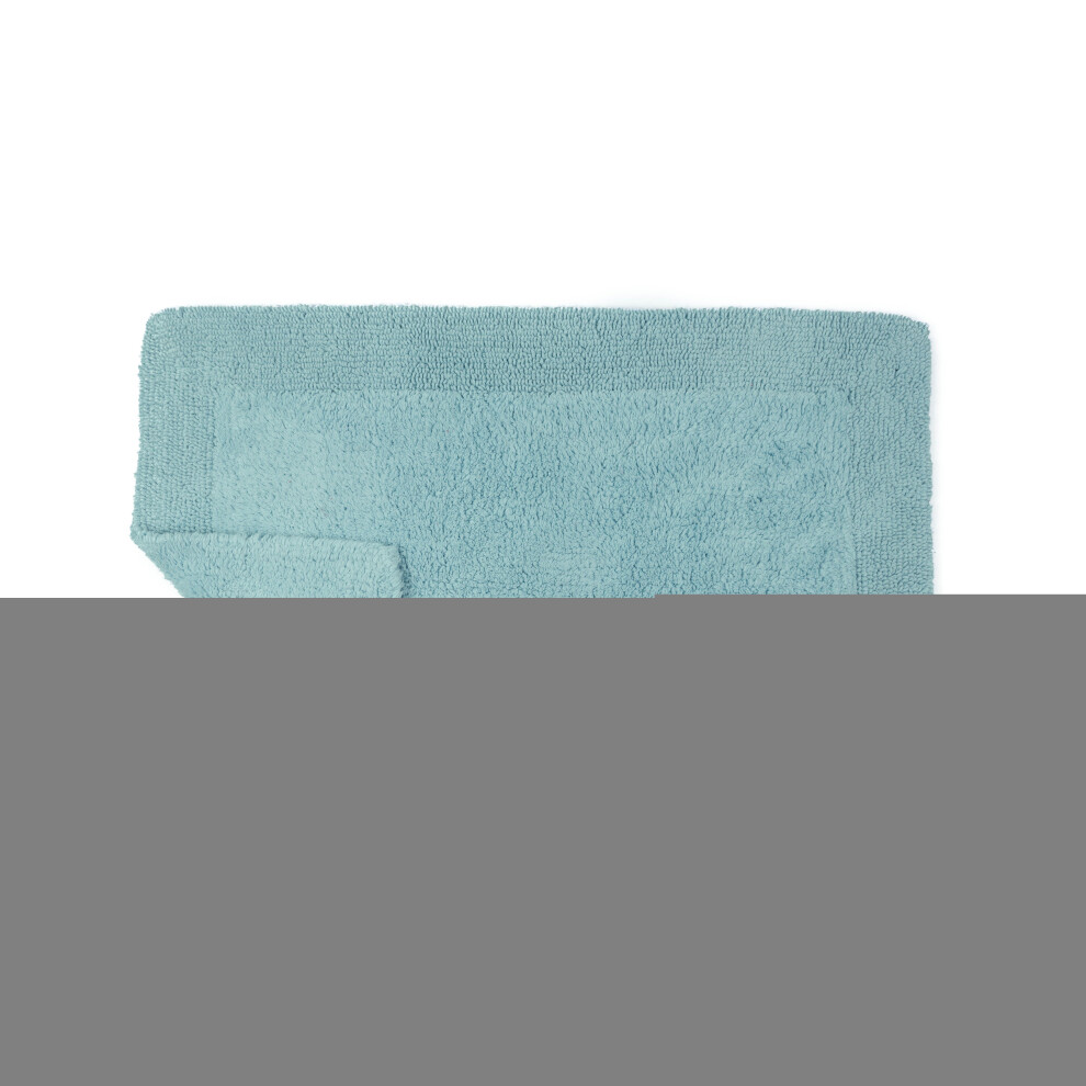 (Duckegg) Large Luxury Deep Pile Reversible Bath Mat 53 x 85cm