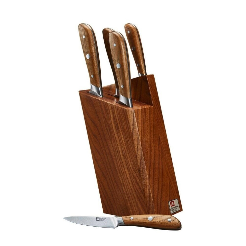 Richardson Sheffield Scandi 5 Piece Knife Set - with Wooden Block