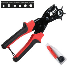 Hole Making Leather Belt Punch Pliers Puncher Machine Cut Belt Eyelet Household