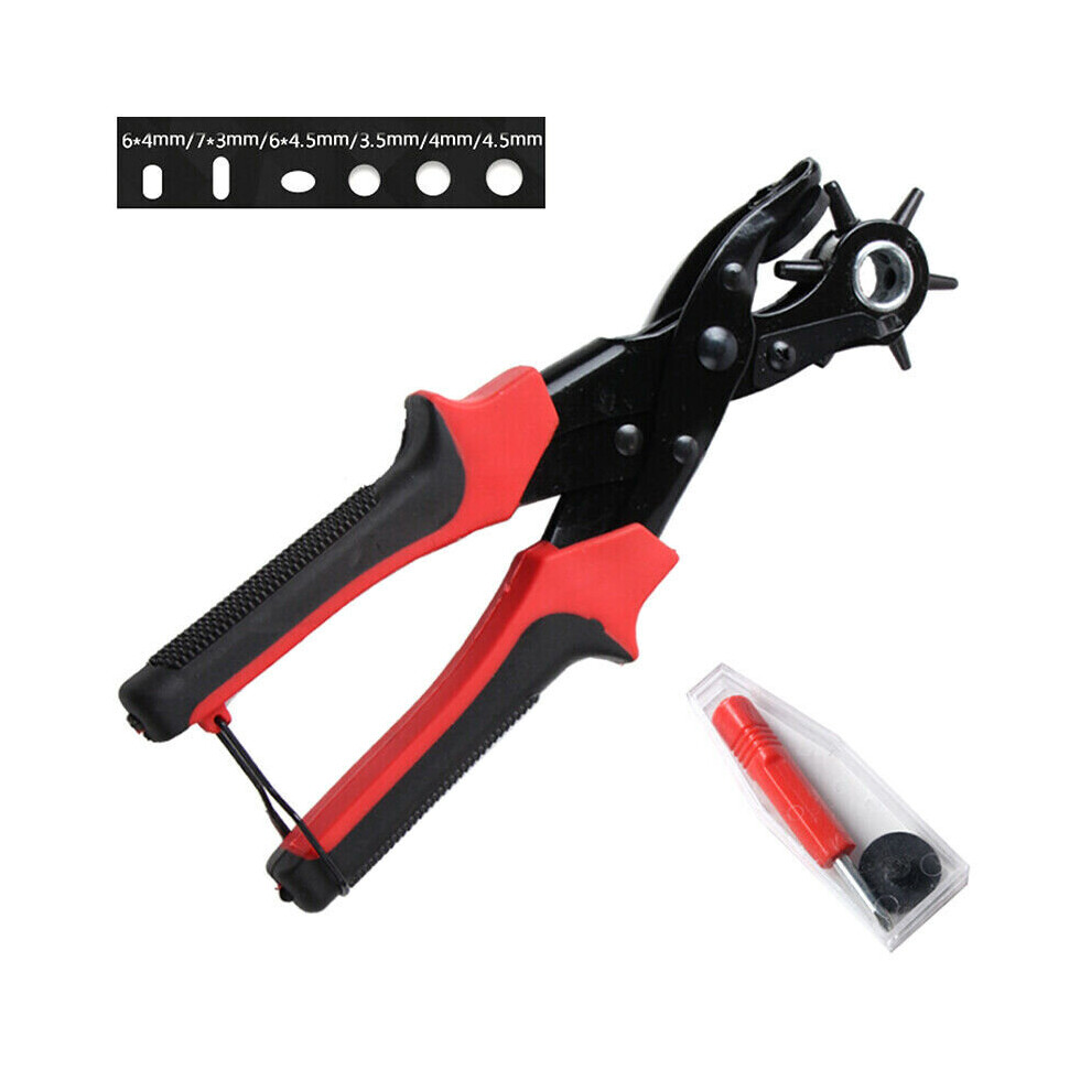 Hole Making Leather Belt Punch Pliers Puncher Machine Cut Belt Eyelet Household 683546359339