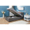 End Lift Ottoman Storage 90 cm Single Bed Frame Only - 3FT Single 4