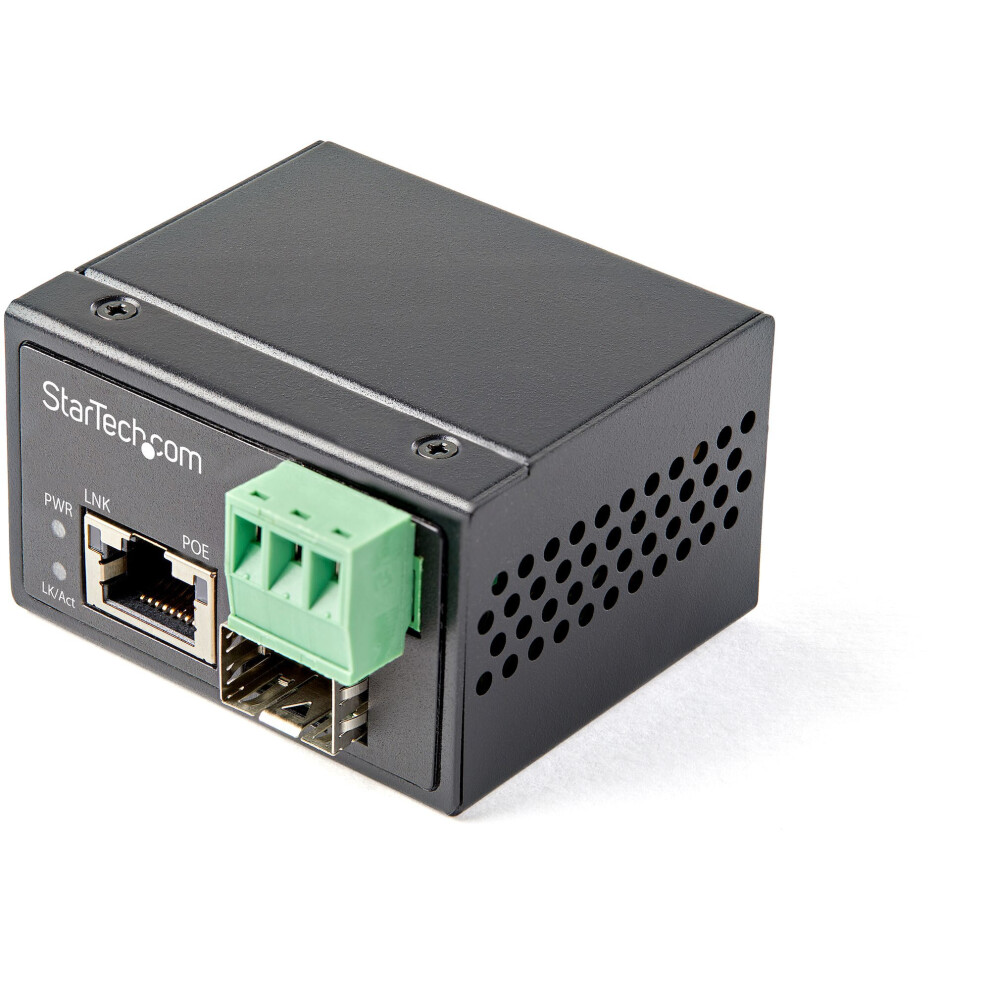Poe+ 30W - Sfp To Rj45 - Singlemode/Multimode Fiber To Copper Gigabit Ethernet - Mini/Compact - Ip-30/ -40 To +75C 065030889575