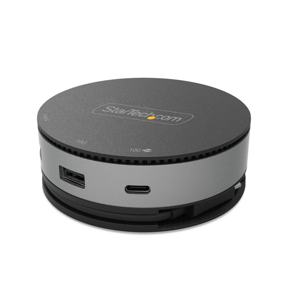 Startech.com Usb 3.1 Gen 2 10Gbps Type-C Mini Dock With 4K 60Hz Hdmi/Displayport Or 1080P Vga - 75W Pd Passthrough, 3-Port Usb Hub, Gbe - Mobile Docking Station