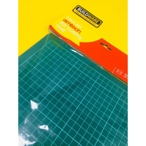 AMTECH A2 LARGE CUTTING MAT - SELF HEALING NON SLIP SURFACE KNIFE GRID LINE