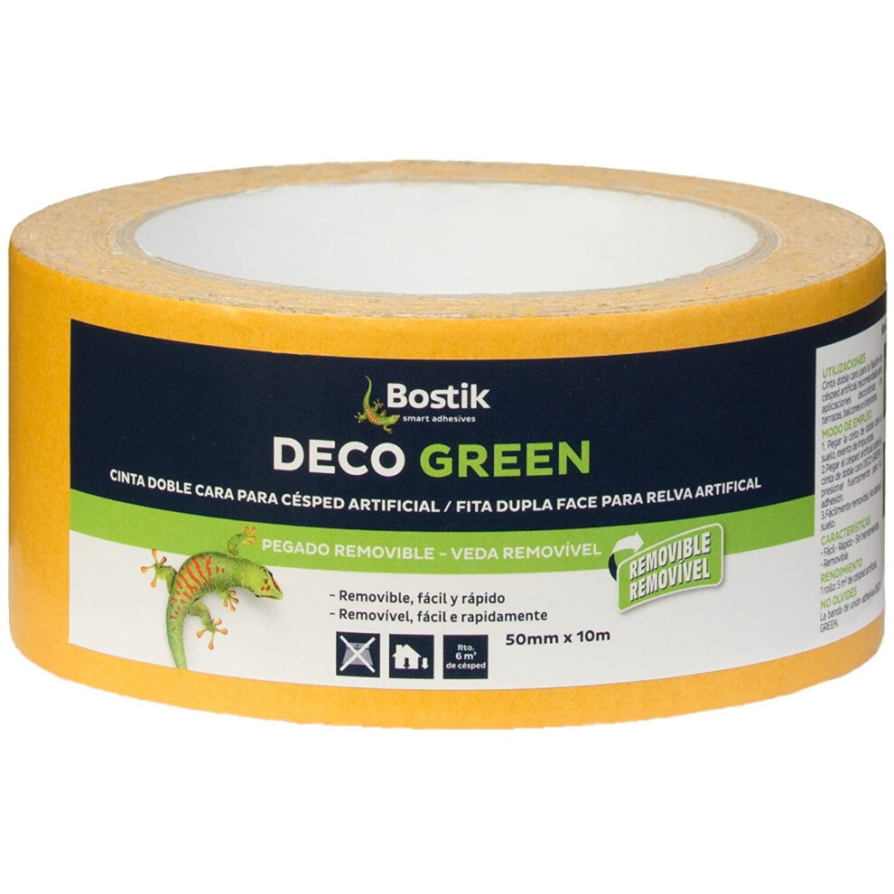 Bostik 30817117Â Adhesive Tape (5Â cm x 10Â m) - White
