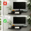 Homcom HOMCOM Wall Mounted Media Console Floating TV Stand with Shelf Black 4