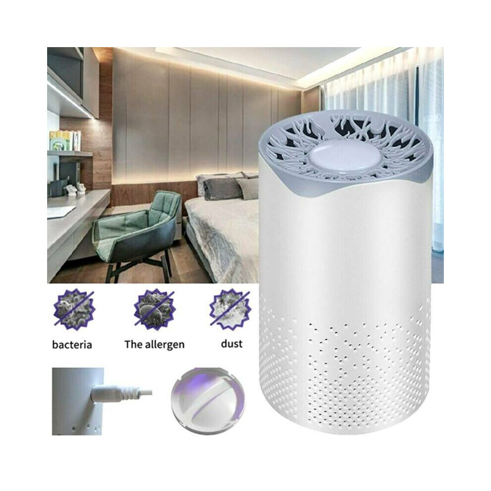Air Purifier Air Cleaner Purification UV Light Dust Allergy Smoke Indoor Healthy