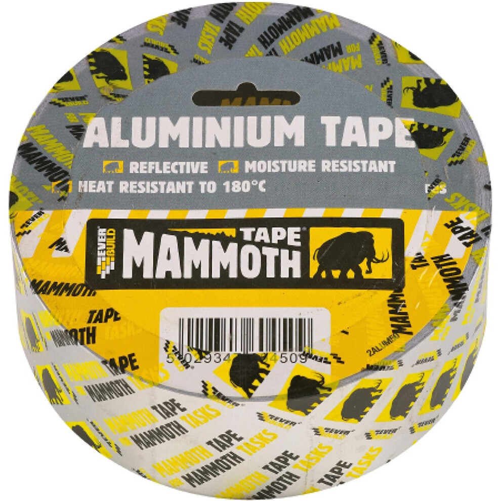 Everbuild Mammoth Aluminium Tape, 75mm x 45m