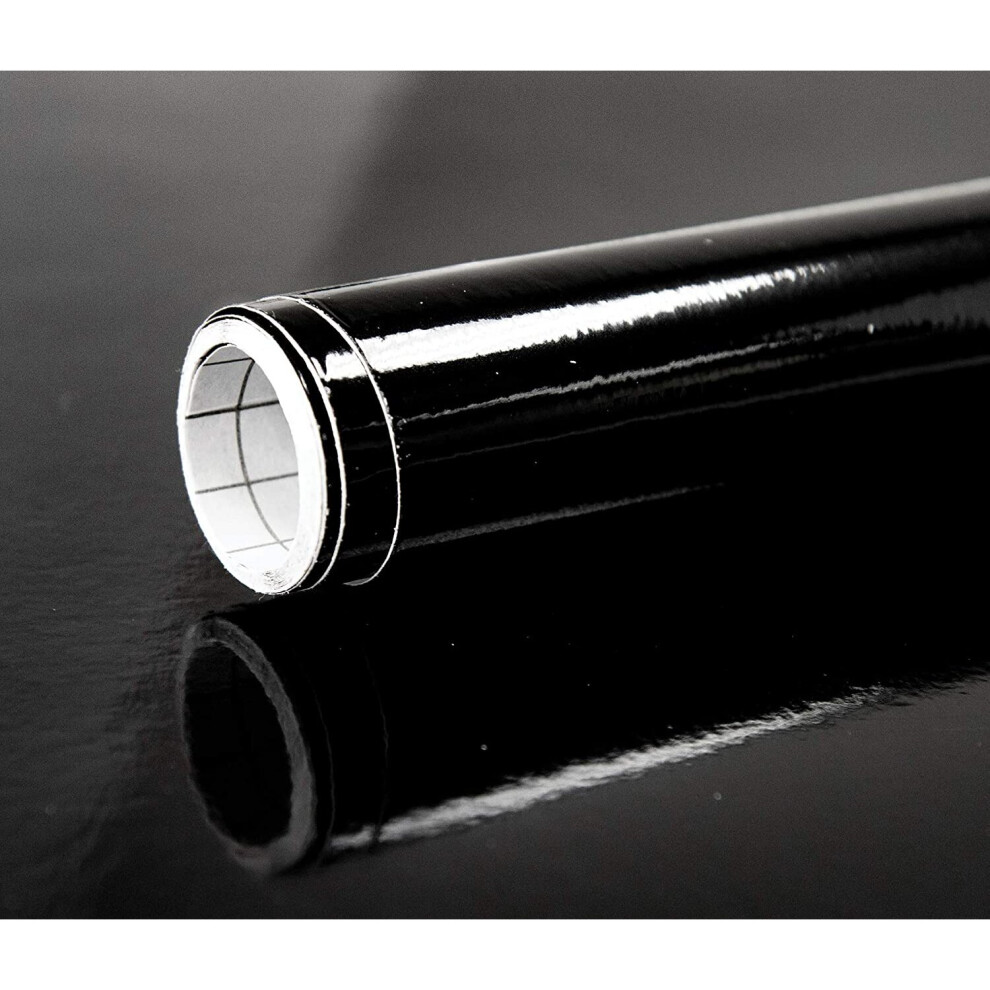 Fablon Black 45 Cm X 2 Roll, 45Cm