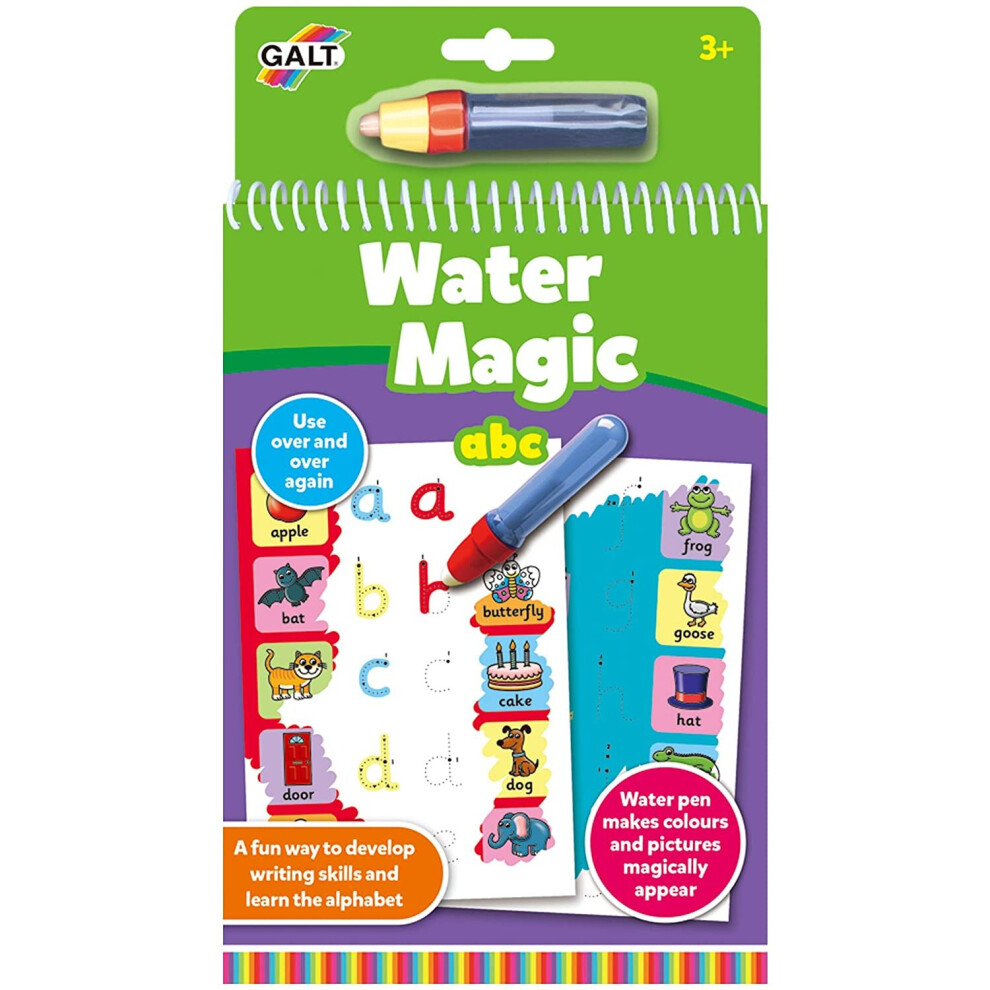 Galt Toys, Water Magic - ABC, Colouring Book for Children, Ages 3 Years Plus