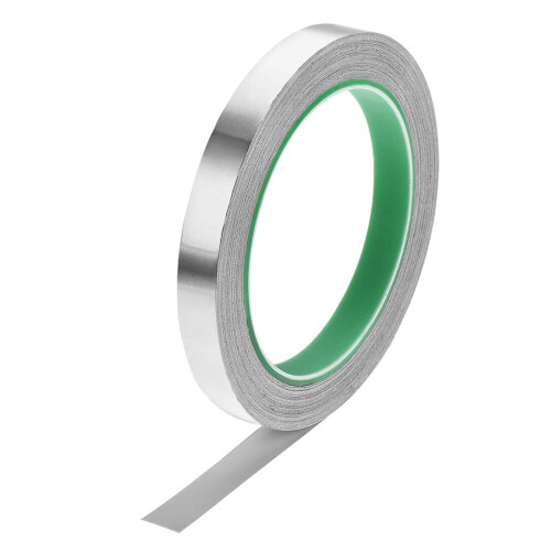 uxcell 12mm Aluminum Foil Tape High Temperature Tape for HVAC,Sealing