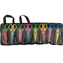 EXERZ Art C8 â 8 PCS DIY Art & Craft Scissors/Paper Punch with a Carrying Bag/Pocket
