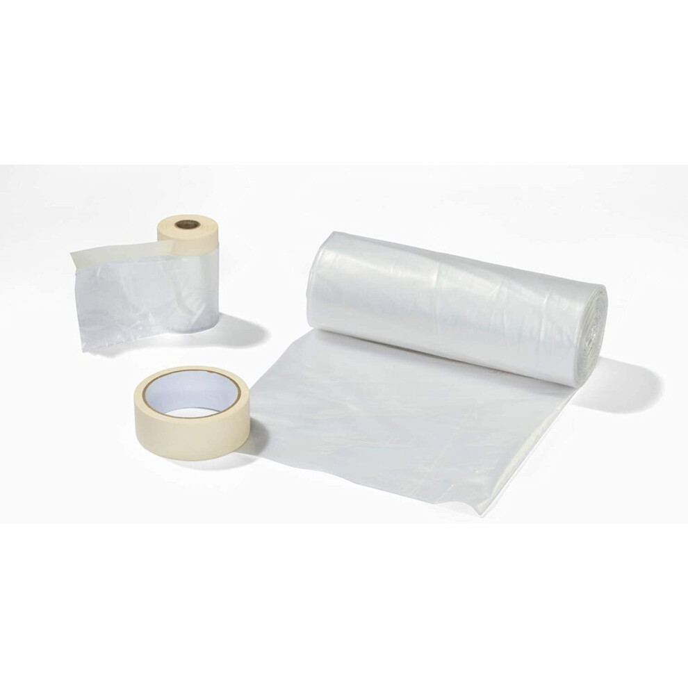 Wagner 2363625 Universal Extra Kit Set incl. 4 x 6 m Plastic 2.7 m, Dust Sheet 0.55 m, Masking Tape 20 m x 36 mm