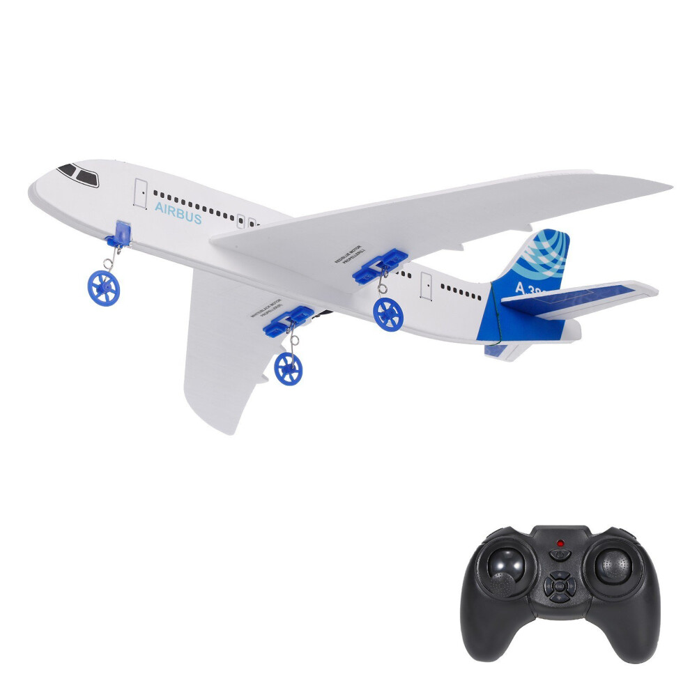 A380 RC Airplane for Kids 2.4GHz 2CH Small Plane DIY Flight Toys for