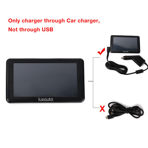 (5'' 8GB Navigator) GPS Navigation for Car SAT NAV Lifetime 2021 Map Update 2