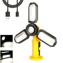 LED Work Light Home Outdoor Inspection Lamp Magnetic USB Rechargeable