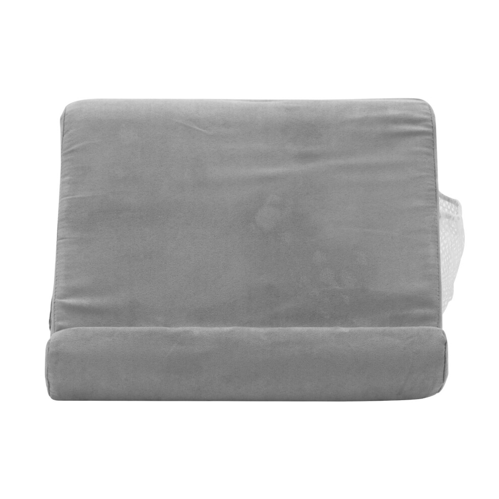 (Gray) Multicolor Soft Pillow Lap Stand Ipad Tablet Magazine Holder Xmas Gray 757510870097