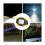 100W Solar LED Light Flashlamp USB Rechargeable Outdoor Camping Torch 2