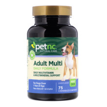 petnc NATURAL CARE, Formula zilnică de multivitamine pentru adulți, Ficat, 75 Chelulabile