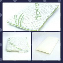 Bamboo Memory Foam Cot Pillow Premium Quality Anti Allergenic- Kids, Junior Toddler Pillow 25x40CM.