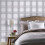 Arthouse Plaid Check Tartan Wallpaper Chequed Woven Linen Effect Grey White Arthouse 2