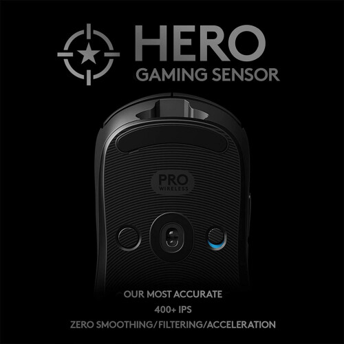 Logitech Logitech G PRO Wireless Gaming Mouse, RGB, HERO 16K Sensor 2