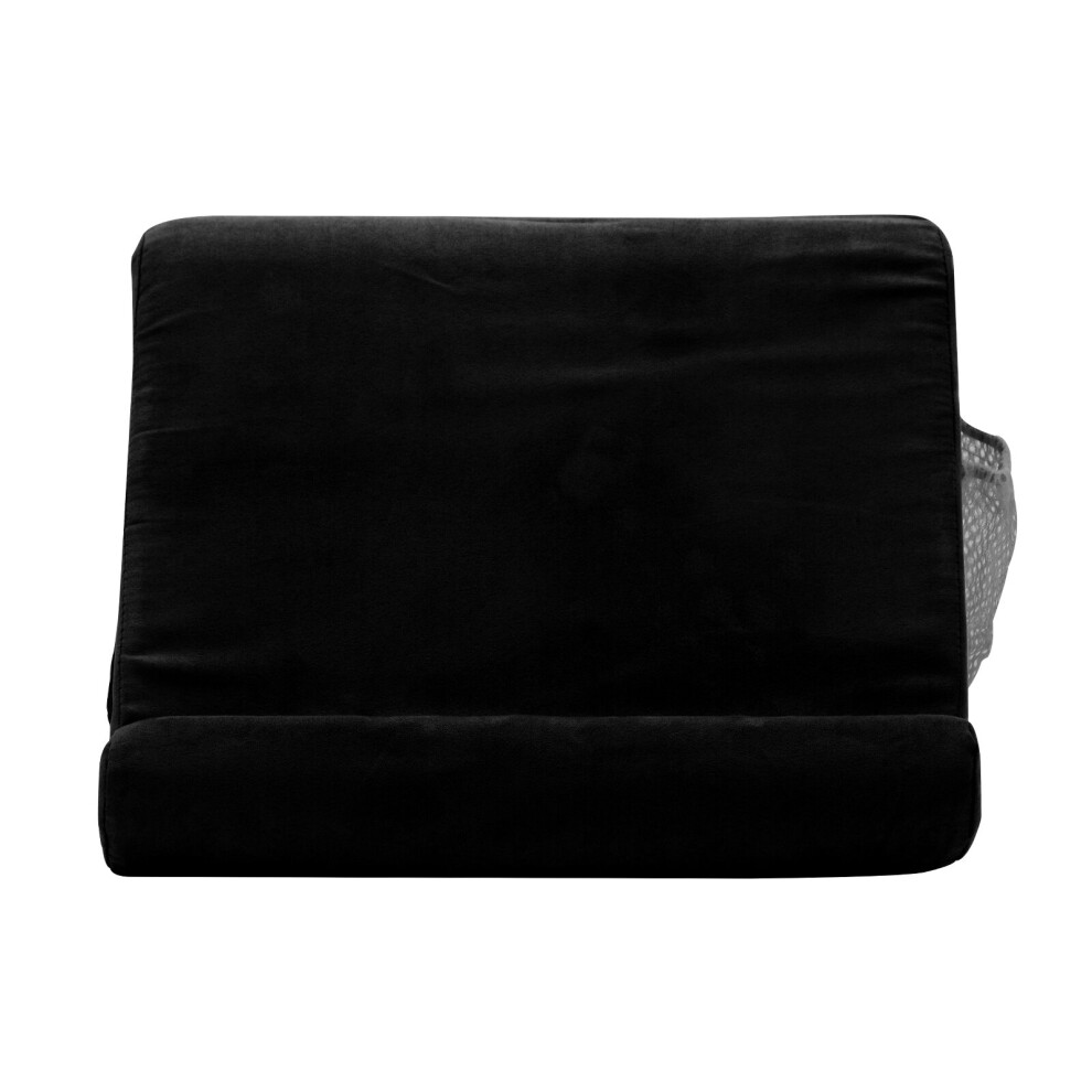 (Black) Multicolor Soft Pillow Lap Stand Ipad Tablet Magazine Holder Xmas Black