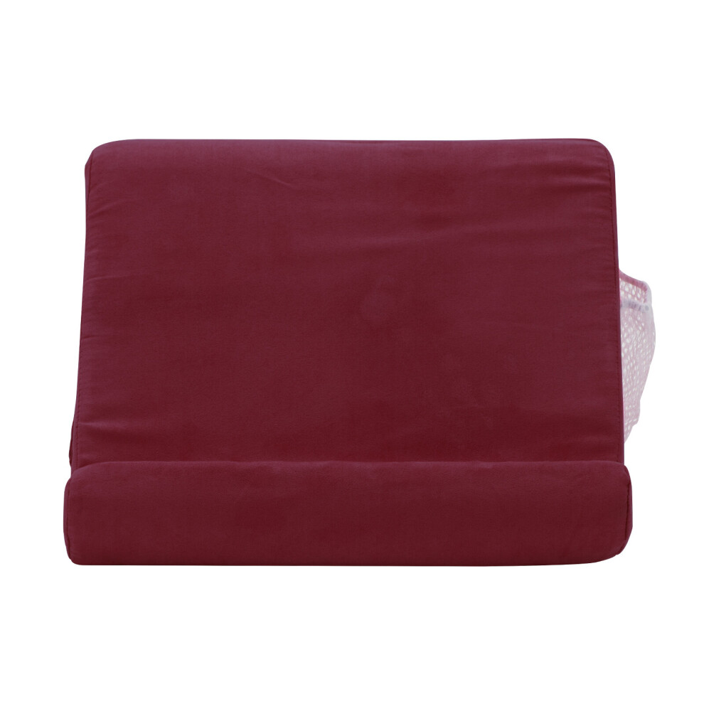 (Wine ) Multicolor Soft Pillow Lap Stand Ipad Tablet Magazine Holder Xmas Red 757510870271