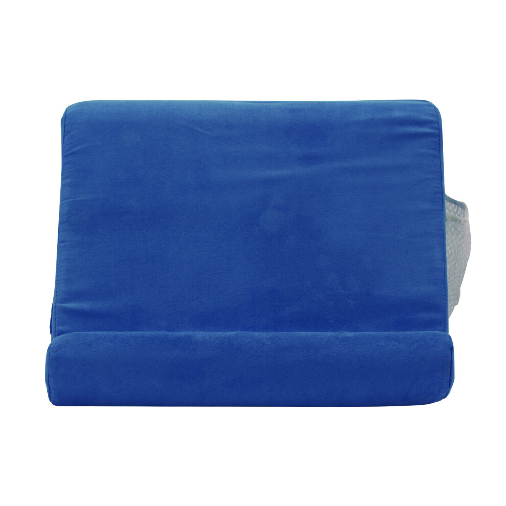 (Royal ) Multicolor Soft Pillow Lap Stand Ipad Tablet Magazine Holder Xmas Blue 757510870110