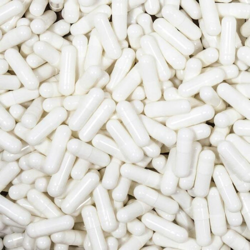 (5000 Capsules) White Empty Capsules Gelatine Pharmaceutical  Caps