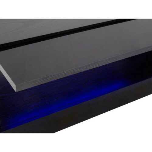 (Black) Galicia LED Lift Up High Gloss Front Coffee Tables 2