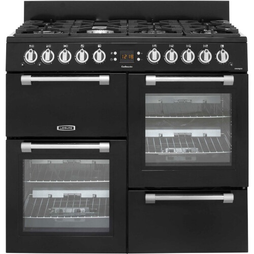 Leisure Leisure CK100G232K Cookmaster 100cm 7 Burners /A Gas Range Cooker Black New 1