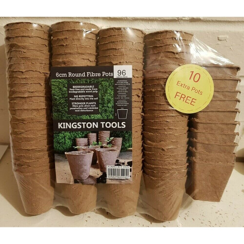 ROUND FIBRE POTS