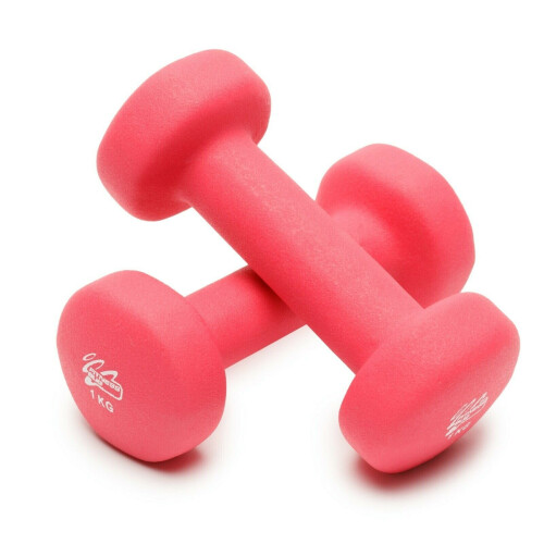 Neoprene Dumbbells Pink 2X1 kg, Best