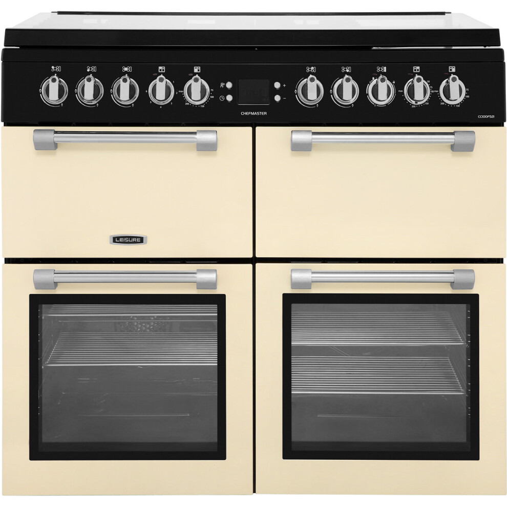 Leisure Chefmaster CC100F521C 100cm Dual Fuel Range Cooker - Cream