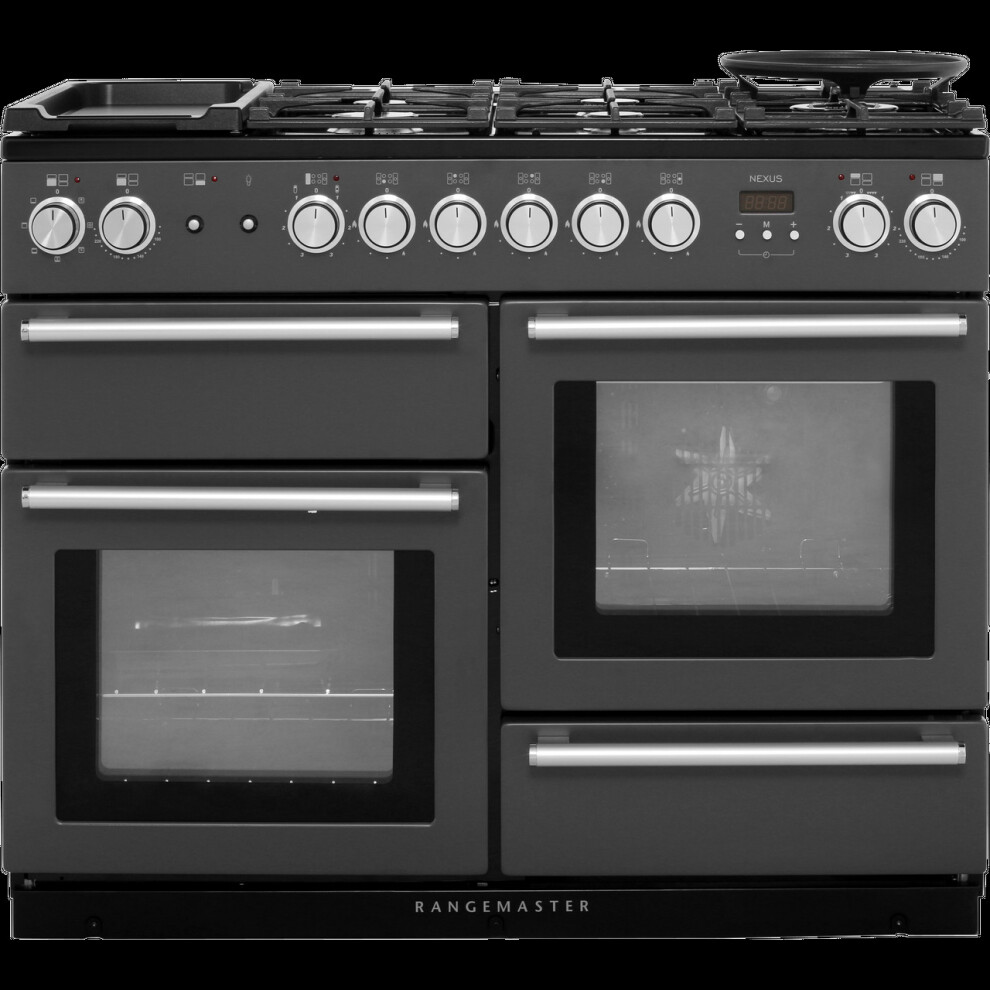 Rangemaster Nexus NEX110DFFSL/C 110cm Dual Fuel Range Cooker - Slate