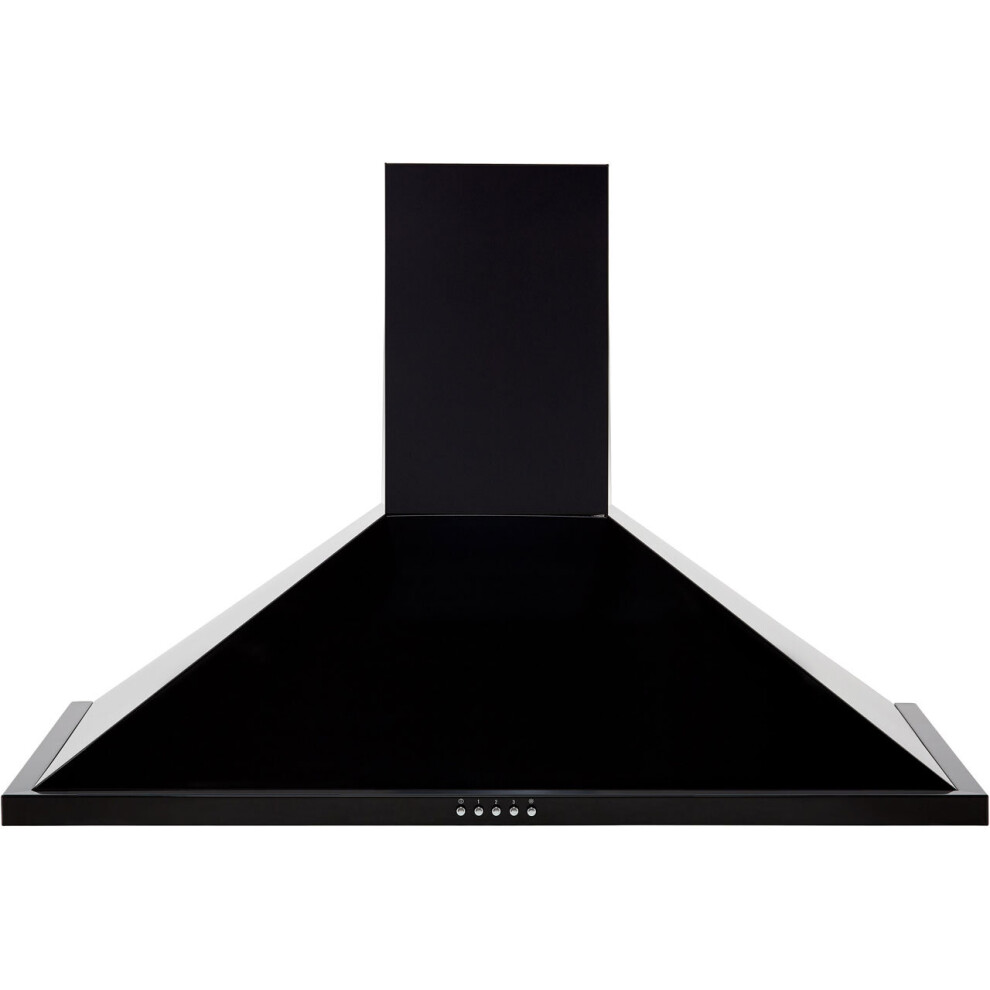Leisure H92PK 90 cm Chimney Cooker Hood - Black