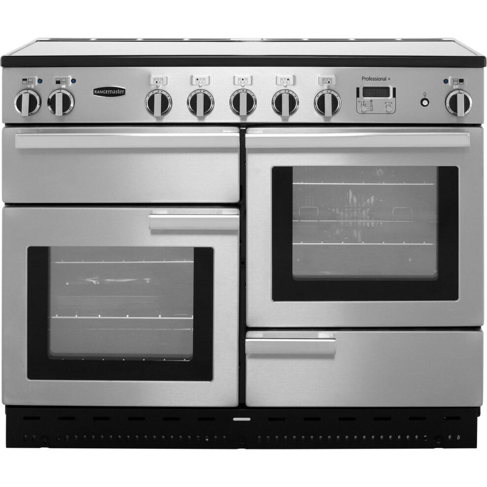 Rangemaster Professional Plus PROP110EISS/C 110cm Electric Range Cooker with Induction Hob - Stainless Steel