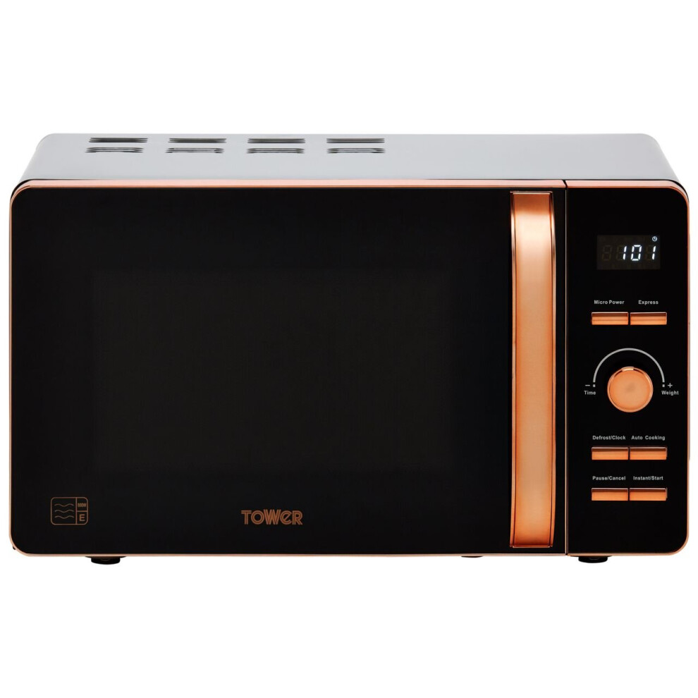 Tower T24021 800 Watt Microwave Free Standing Black