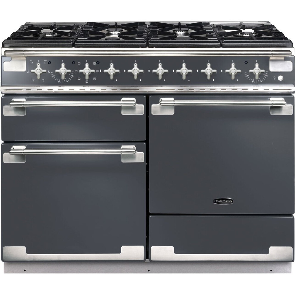 Rangemaster Elise Els110dffsl 110Cm Dual Fuel Range Cooker - Slate White