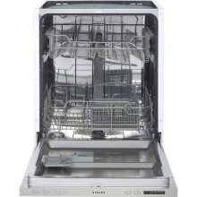 Stoves SDW60 Fully Integrated Standard Dishwasher - Silver Control Panel with Fixed Door Fixing Kit