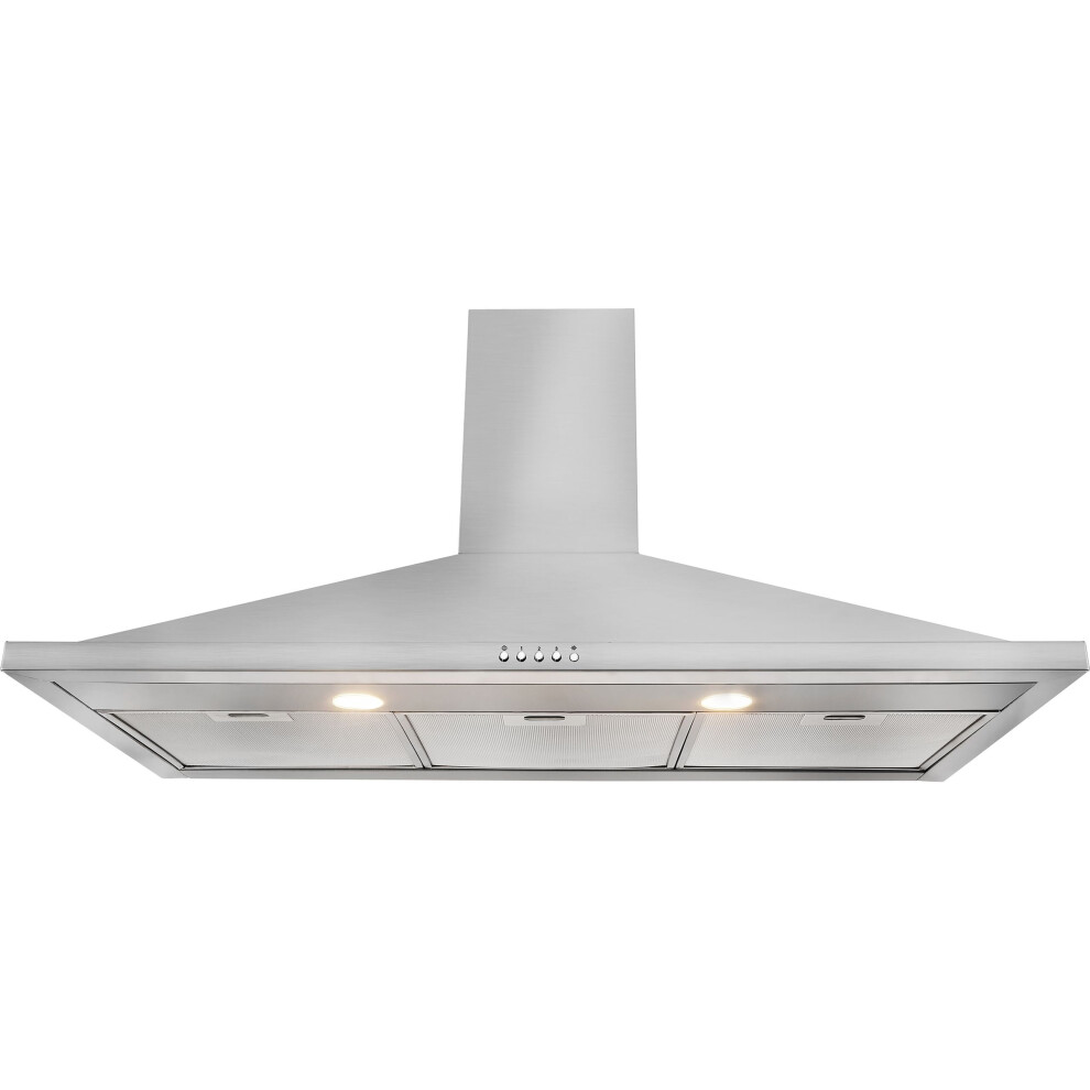 Leisure H102PX 100 cm Chimney Cooker Hood - Stainless Steel