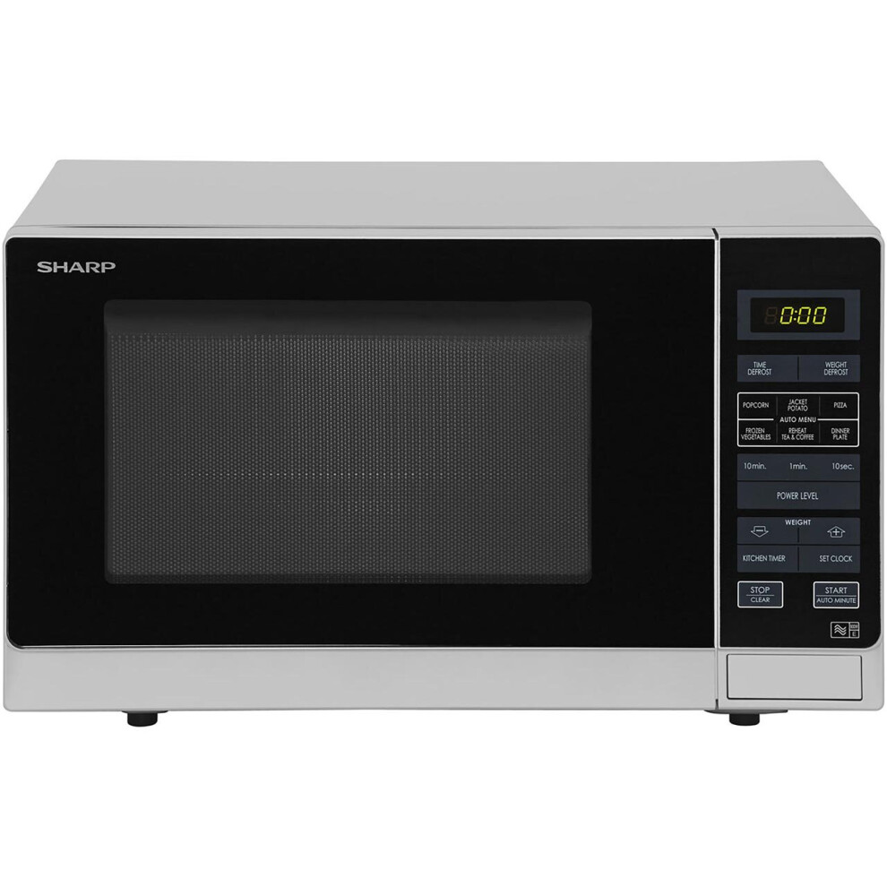 Sharp Silver R372slm Litre Microwave - Size 25