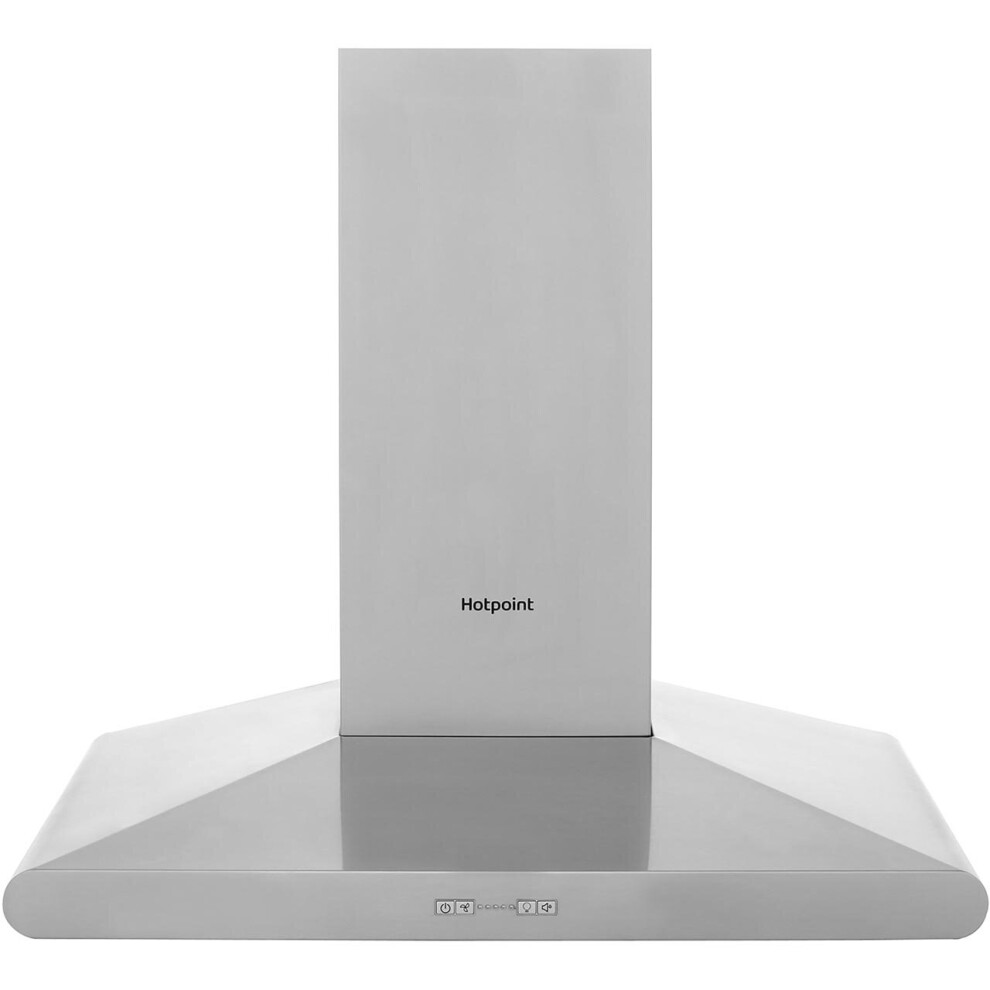 Hotpoint PHC77FLBIX 70 cm Chimney Cooker Hood - Stainless Steel