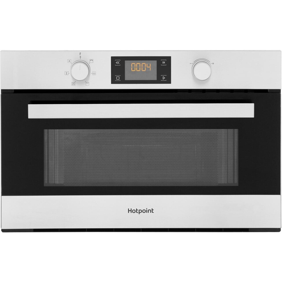 Hotpoint Class 3 MD344IXH Built In Microwave With Grill - Stainless Steel