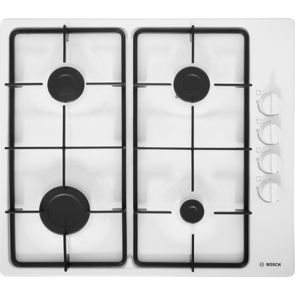 Bosch Serie 2 PBP6B2B60 58cm Gas Hob - White