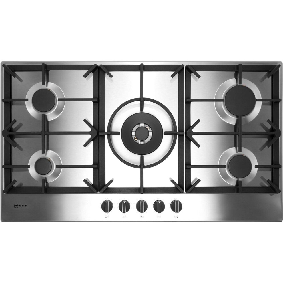 NEFF N70 T29DS69N0 92cm Gas Hob - Stainless Steel