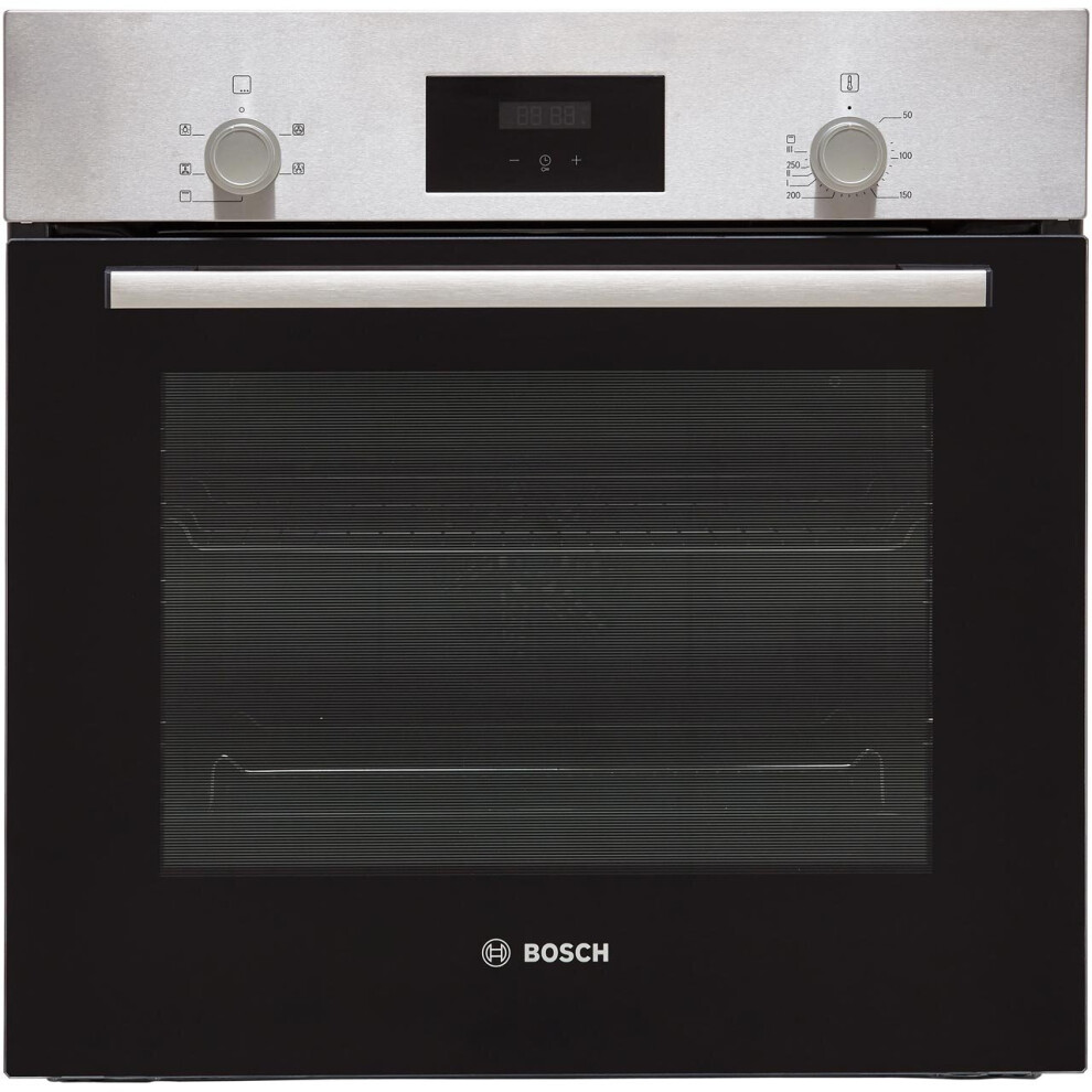 Bosch Serie 2 HHF113BR0B Built In Electric Single Oven - Stainless Steel, 66L