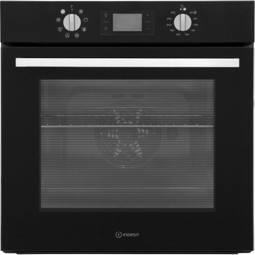 Indesit Aria IFW6340BL Built In Electric Single Oven Black on OnBuy